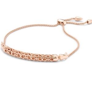 Kendra Scott Gilly Rose Gold Bracelet with Box